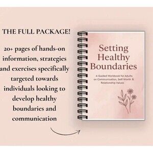 Setting Healthy Boundaries Workbook A Guided Workbook For Adult On Communication